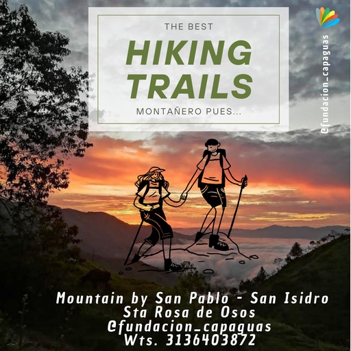 Senderismo - Trekking, Incluye: Almuerzo, refrigerio , hidratación, póliza y transporte. Guia local.  Aforo desde 5 personas. Aplican términos y condiciones